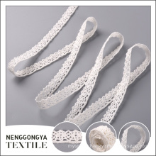 Wholesale hot sale high quality custom white cotton lace cord